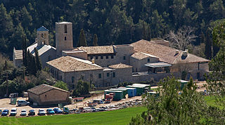 Monastery of Sant Benet de Bages as it now stands, image from Wikimedia Commons