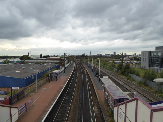 Ashburys looking west from footbridge