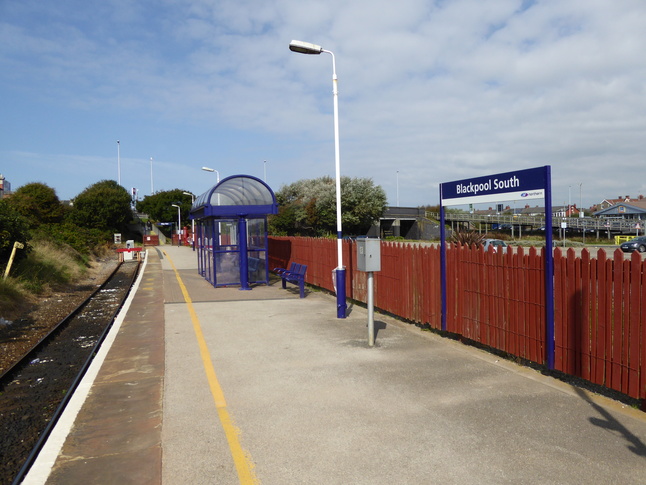 Blackpool South platform