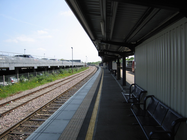 Bristol Parkway platform 4
looking east