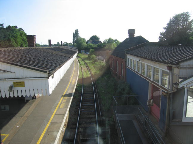 Brockenhurst platform 1 from
footbridge
