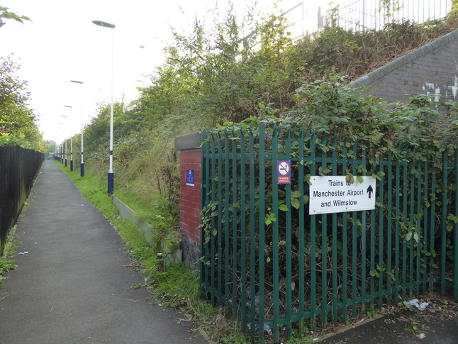 Burnage platform 2 side path