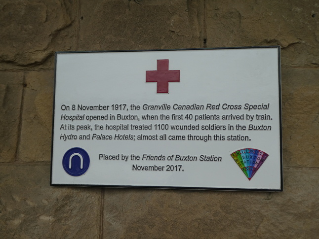 Buxton Red Cross plaque
