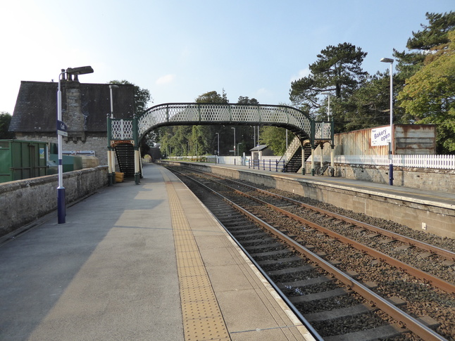 Cark platforms looking west