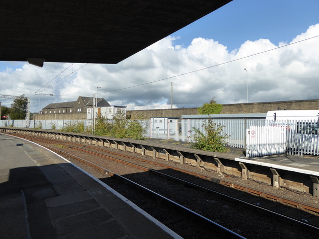 Carnforth platform 1 disused end