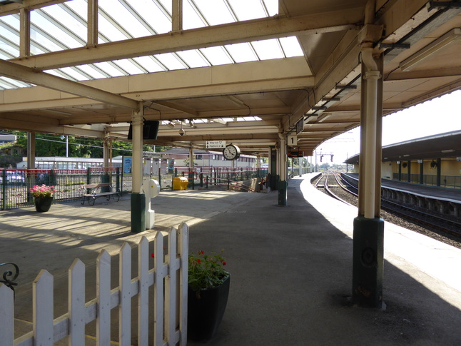 Carnforth platform 1 looking south