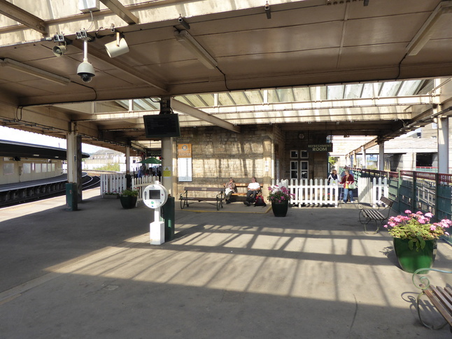 Carnforth platform 1 waiting
area
