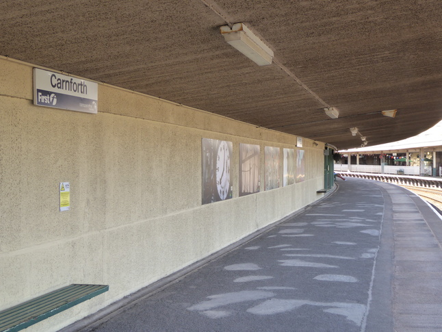 Carnforth platform 2 murals