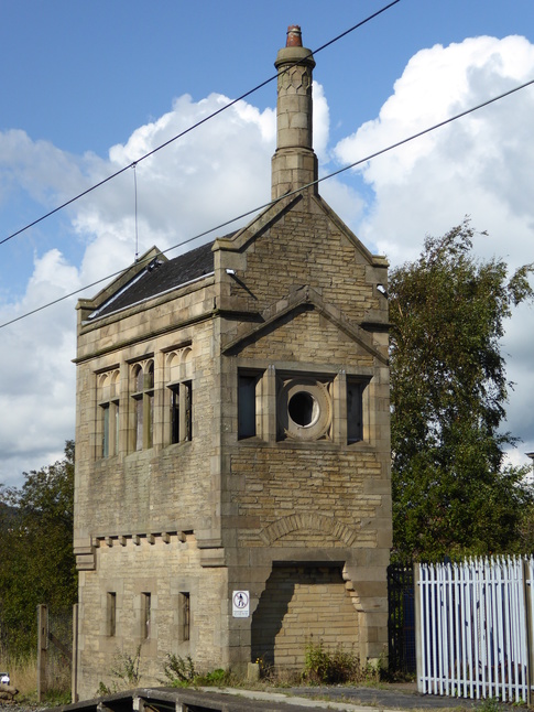 Carnforth unusual building, old signalbox