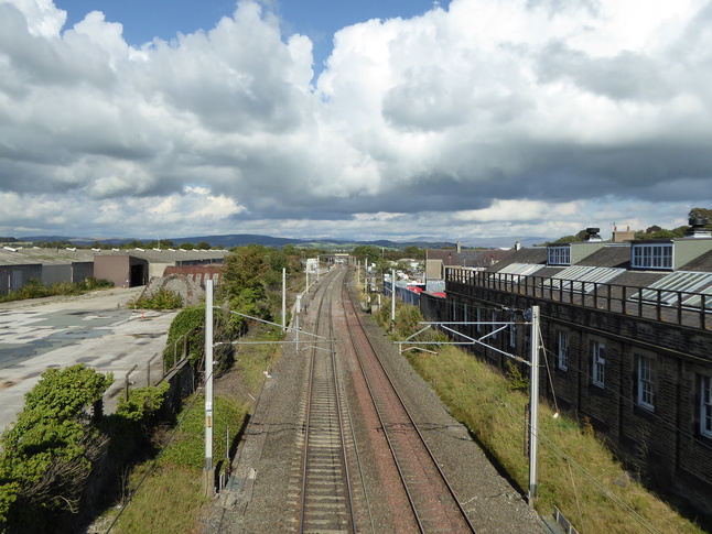Carnforth from bridge looking
east