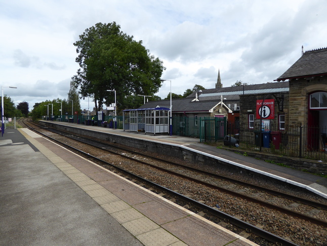 Clitheroe platform 1 seen from platform 2