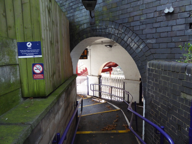 Davenport platform 1 entrance