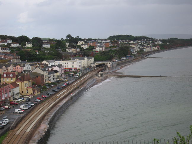 Dawlish in the distance