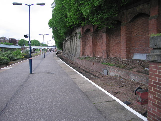Exeter Central platform 1