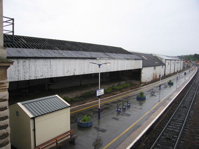 Exeter St Davids disused
buildings
