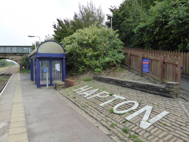 Hapton platform 1 exit