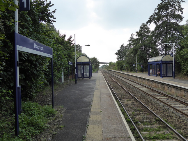 Hapton platforms looking west