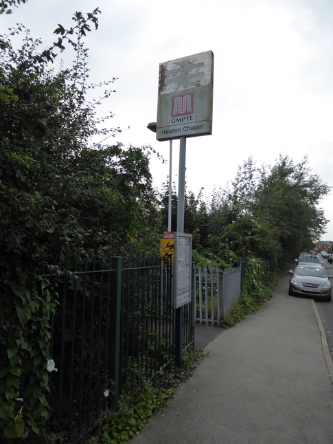 Heaton Chapel platform 1 side entrance