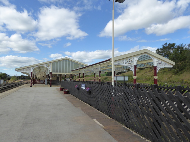 Hellifield platform 1 canopy