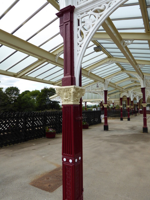 Hellifield platform 1 under canopy