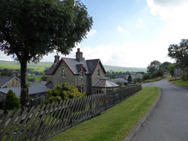 Horton-in-Ribblesdale
						 station house rear
