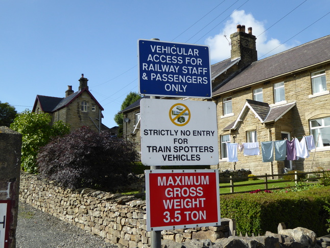 Horton-in-Ribblesdale Strictly No Entry for Trainspotters'
     Vehicles