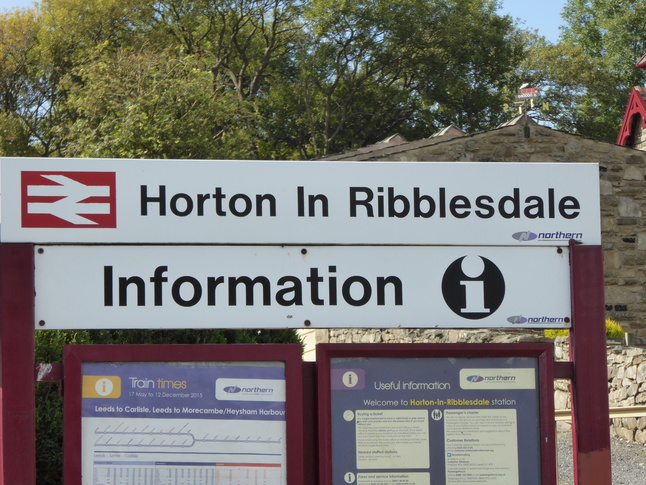 Horton in Ribblesdale sign