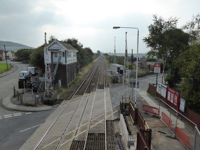 Huncoat looking south from
footbridge