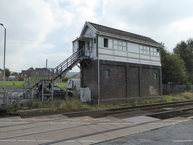 Huncoat signalbox
