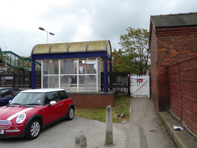 Layton platform 1 entrance