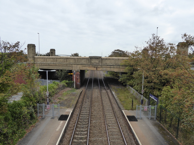 Layton from footbridge looking east