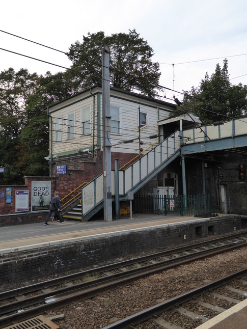 Leyland platform 1 footbridge end
