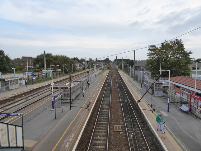 Leyland looking south from
footbridge