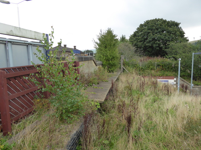 Littleborough disused platform edge