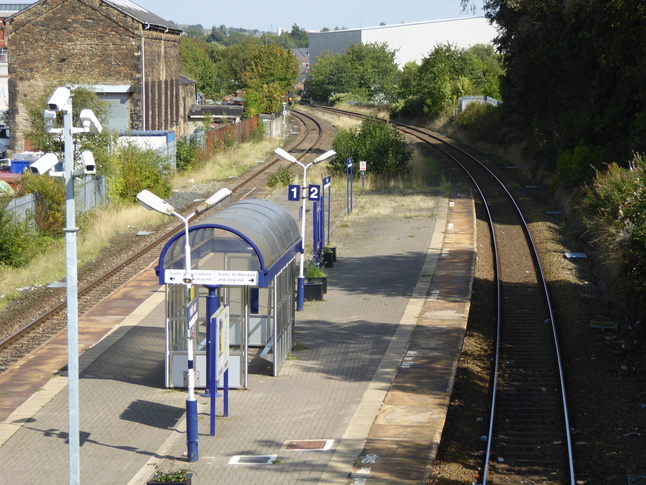 Mill Hill from bridge looking
east