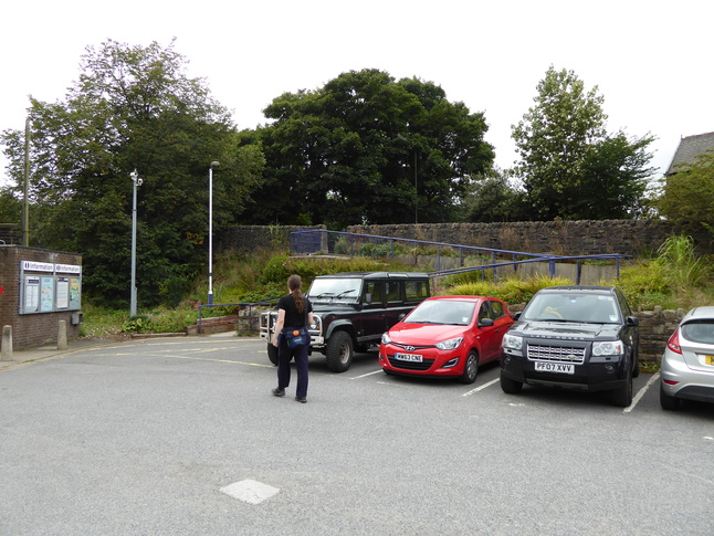 New Mills Newtown car park exit