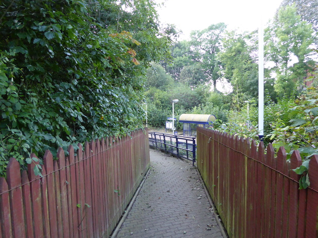 Pleasington platform 2 entrance