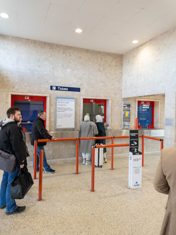 The ticket hall