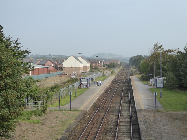 Roose looking north from bridge
