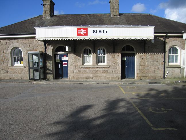 St Erth station building
entrance
