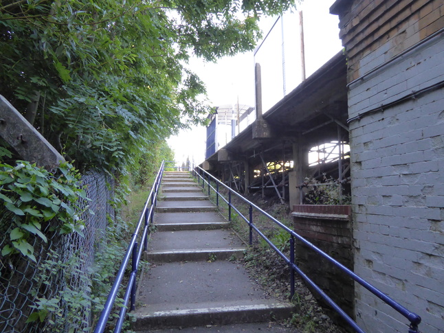 Trafford Park approach steps
