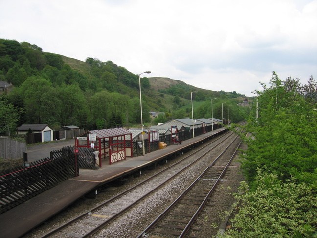 Walsden platform 2 seen from
footbridge