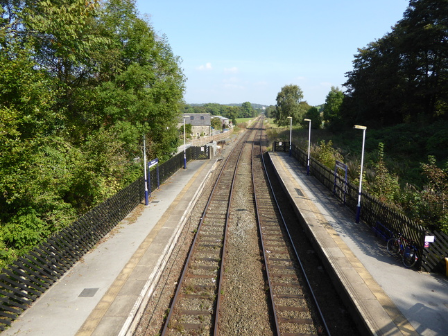 Wennington from footbridge
looking east