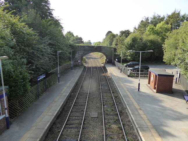 Wennington from footbridge
looking west