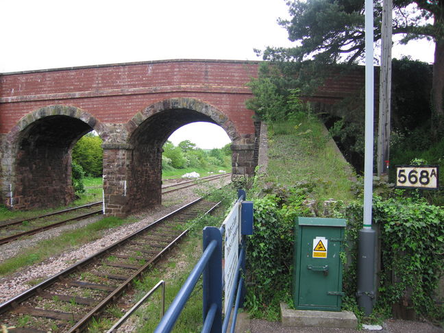 Yeoford, looking north