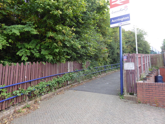 Accrington platform 1 entrance