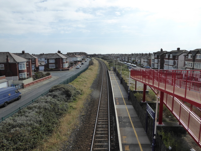 Blackpool Pleasure
Beach from footbridge looking south
