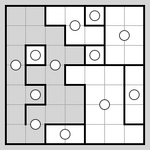 Symmetric polyomino puzzle