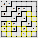 Loop-drawing puzzle