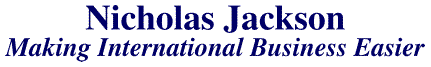 Nicholas Jackson: Advisers to International Business